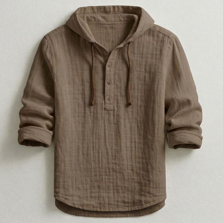 Daelor - Soft-Touch Hooded Shirt