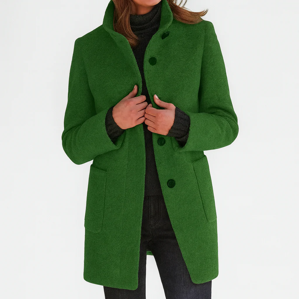 Elanique - Soft-Touch Tailored Coat