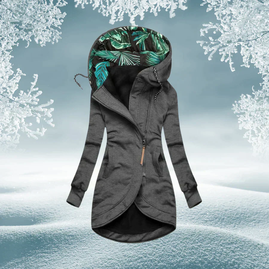 Malina - Soft-Touch Insulated Hooded Jacket