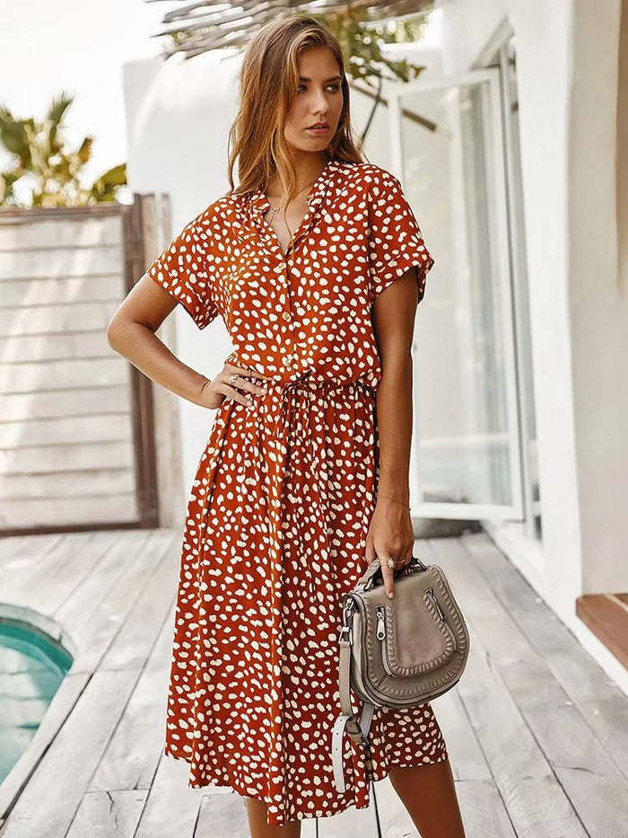 Viviana - Relaxed Collared Midi Dress