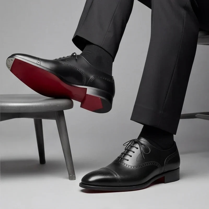 Arvid - Premium Cap-Toe Oxford Shoes