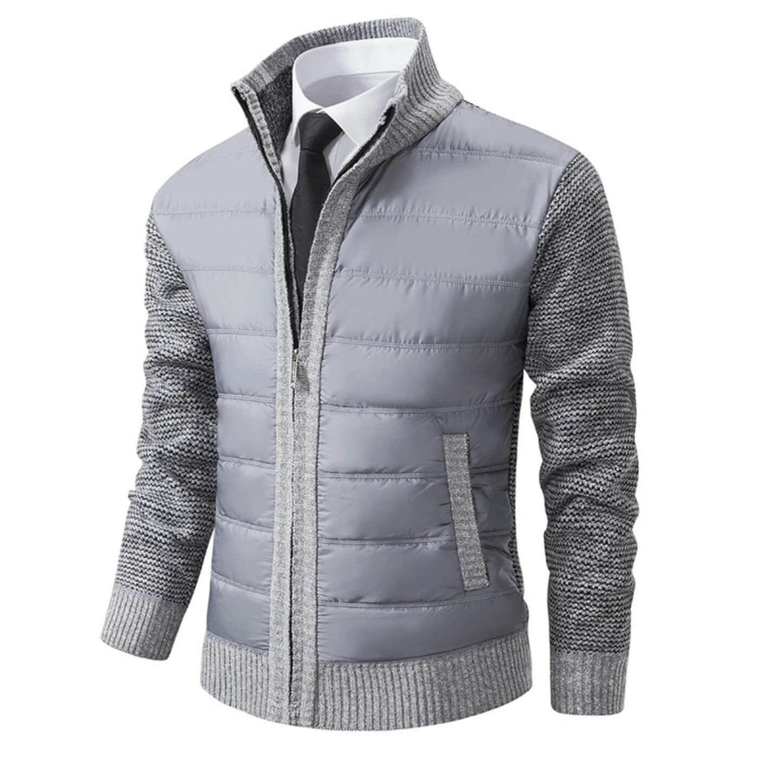 Ivoren - Tailored Checked Zip-Front Jacket
