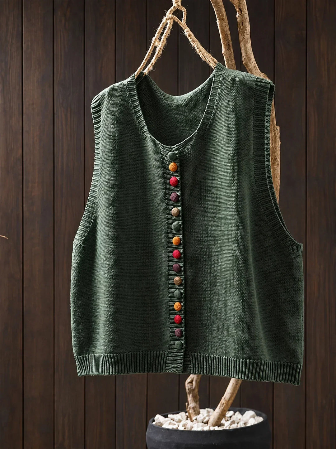 Meleri - Soft-Touch Knit Vest