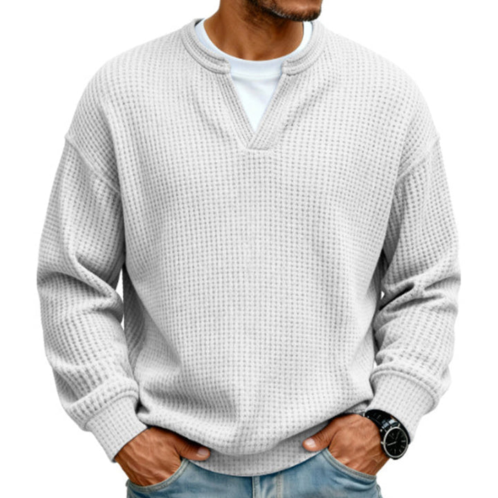 Gustav - Waffle Long-Sleeve Top